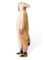 Fennec Animal Kigurumi Adult Onesie Costume Pajamas Side KIGU-KG-011