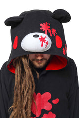 Black Gloomy Bear Character Kigurumi Adult Onesie Costume Pajamas Hood