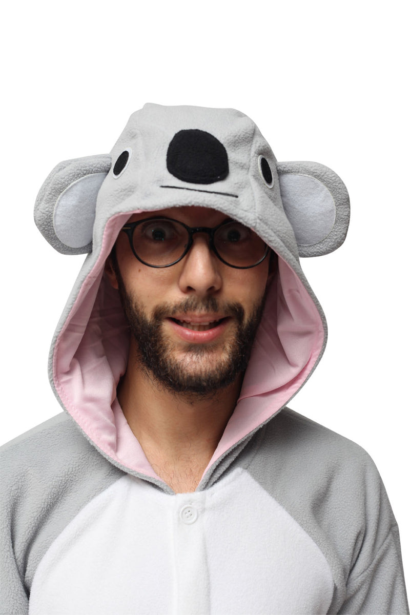 Koala Animal Kigurumi Adult Onesie Costume Pajamas Hood