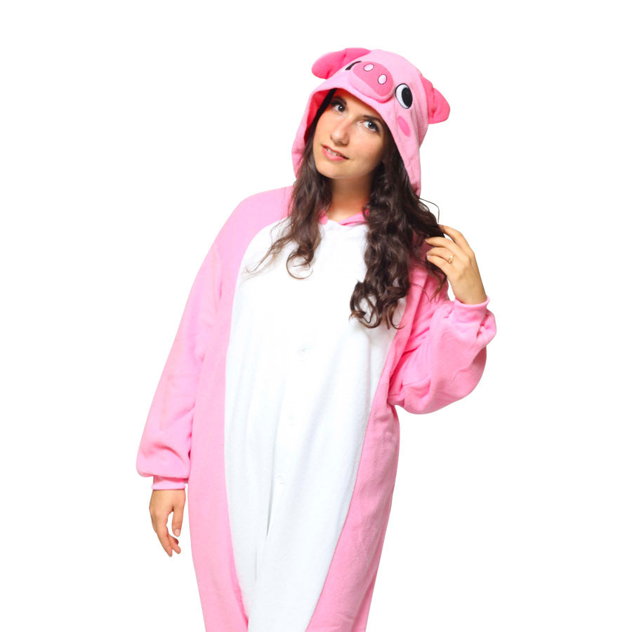 Pig Kigurumi Adult Animal Onesie Costume Pajama By SAZAC