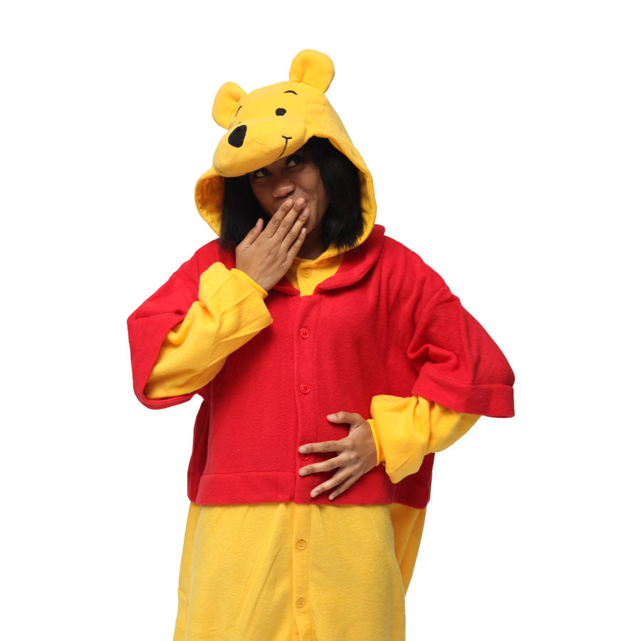 Winnie the top pooh footie pajamas