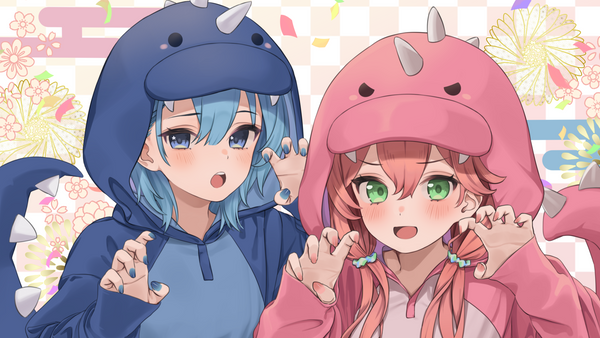 The Whimsical Blues and Pinks of Kigurumi Onesies