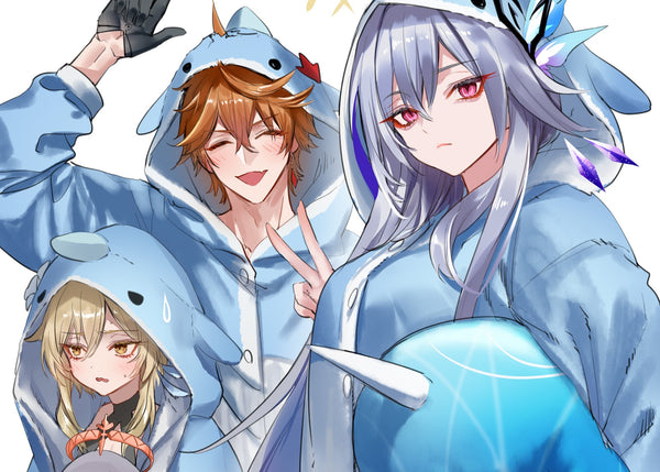 Deepest Oceans, Highest Skies: Blue Kigurumi Onesies
