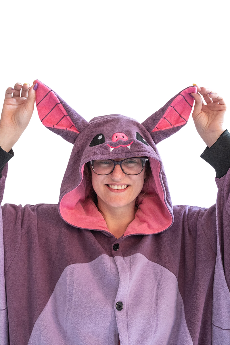 Bat Kigurumi Adult Animal Onesie Costume Pajama By KIGURUMI.COM