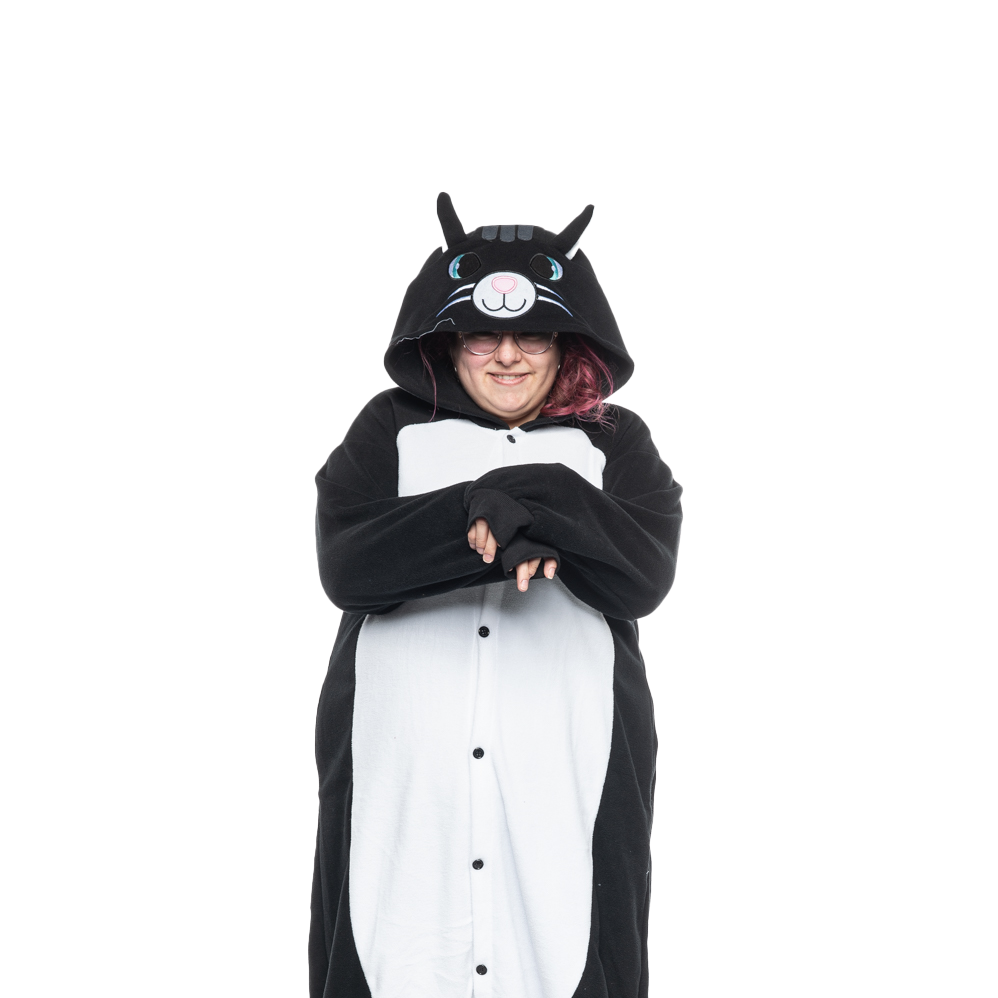 Black Cat Kigurumi Adult Animal Onesie Costume Pajama By Panda Parade