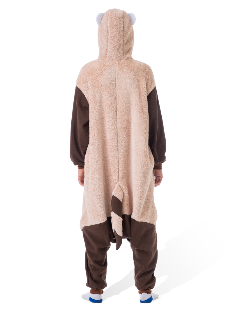 Ferret Animal Kigurumi Adult Onesie Costume Pajamas Back KIGU-KG-005