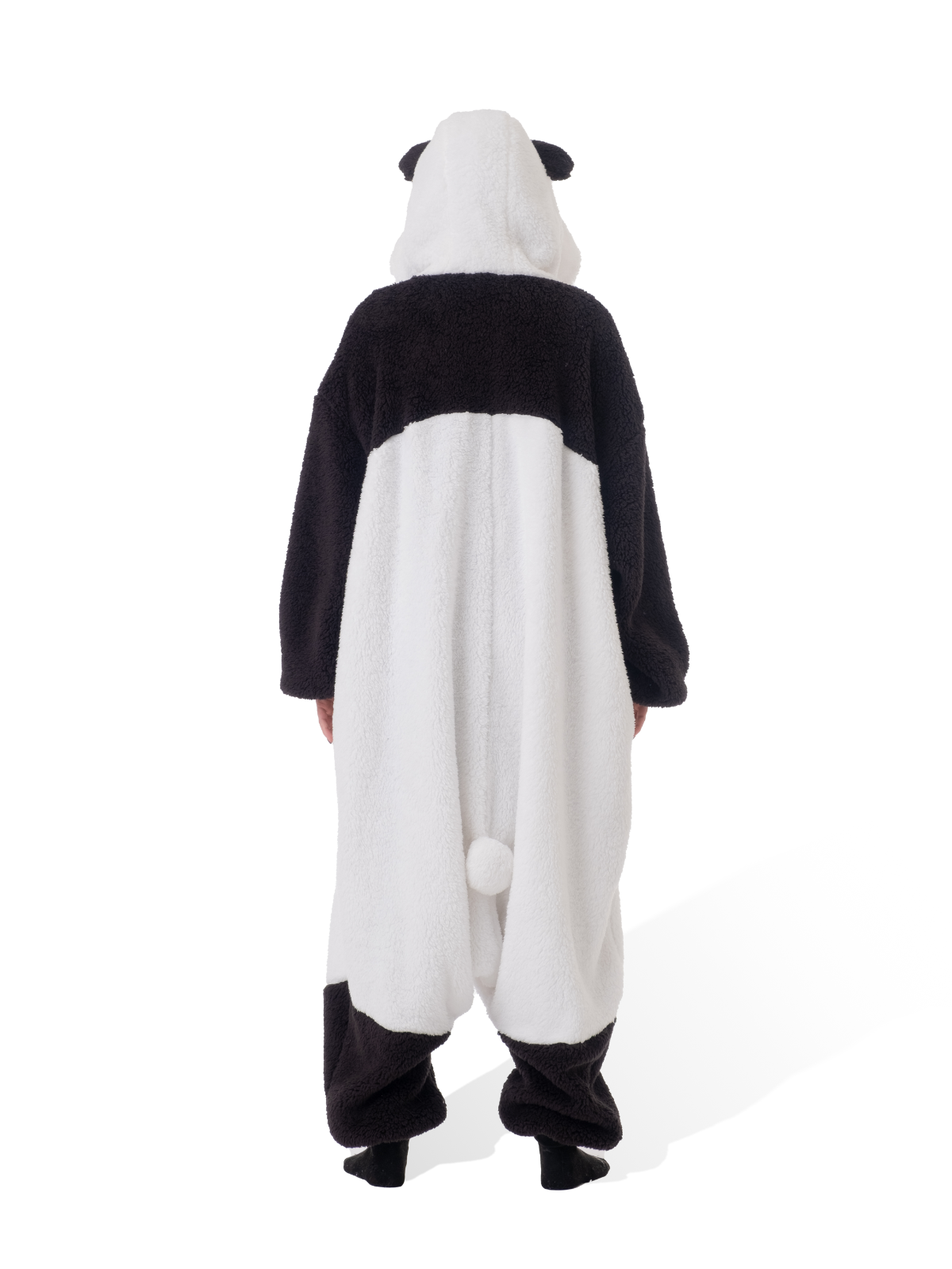 Fluffy Panda Kigurumi Adult Animal Onesie Costume Pajama By