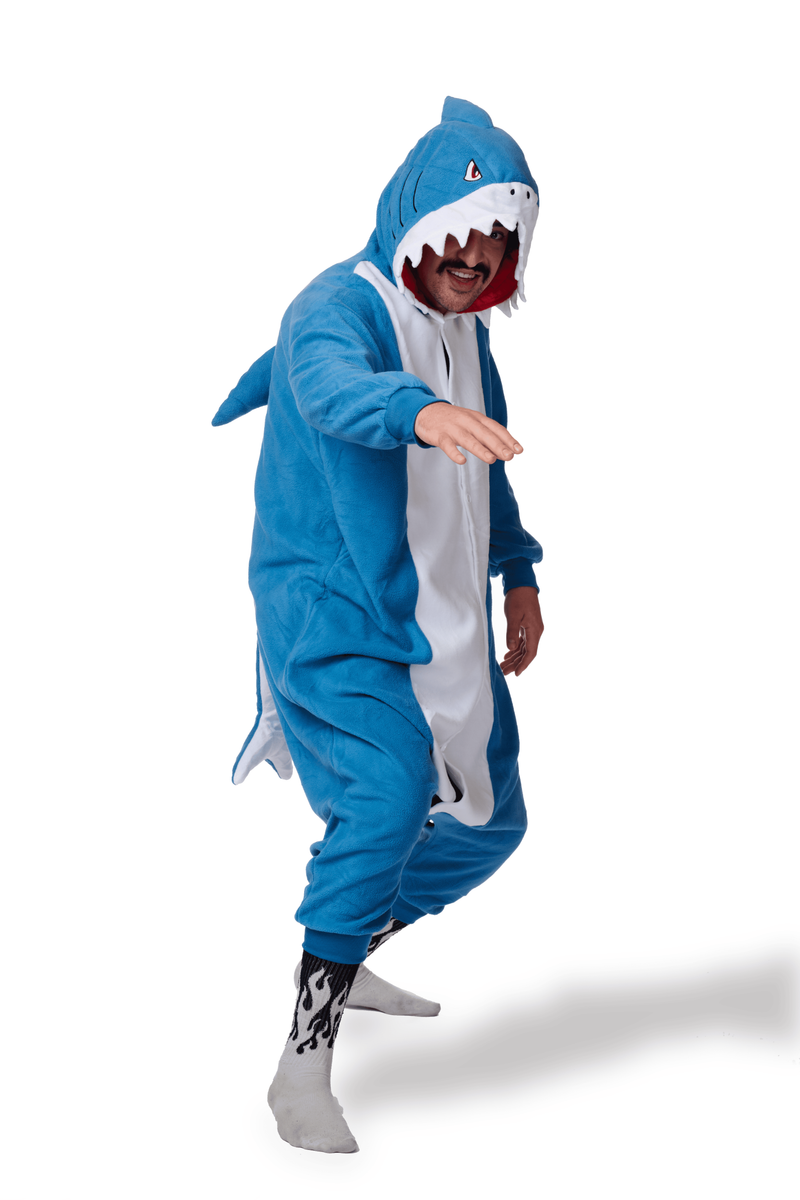 Great White Shark Kigurumi Adult Animal Onesie Costume Pajama By