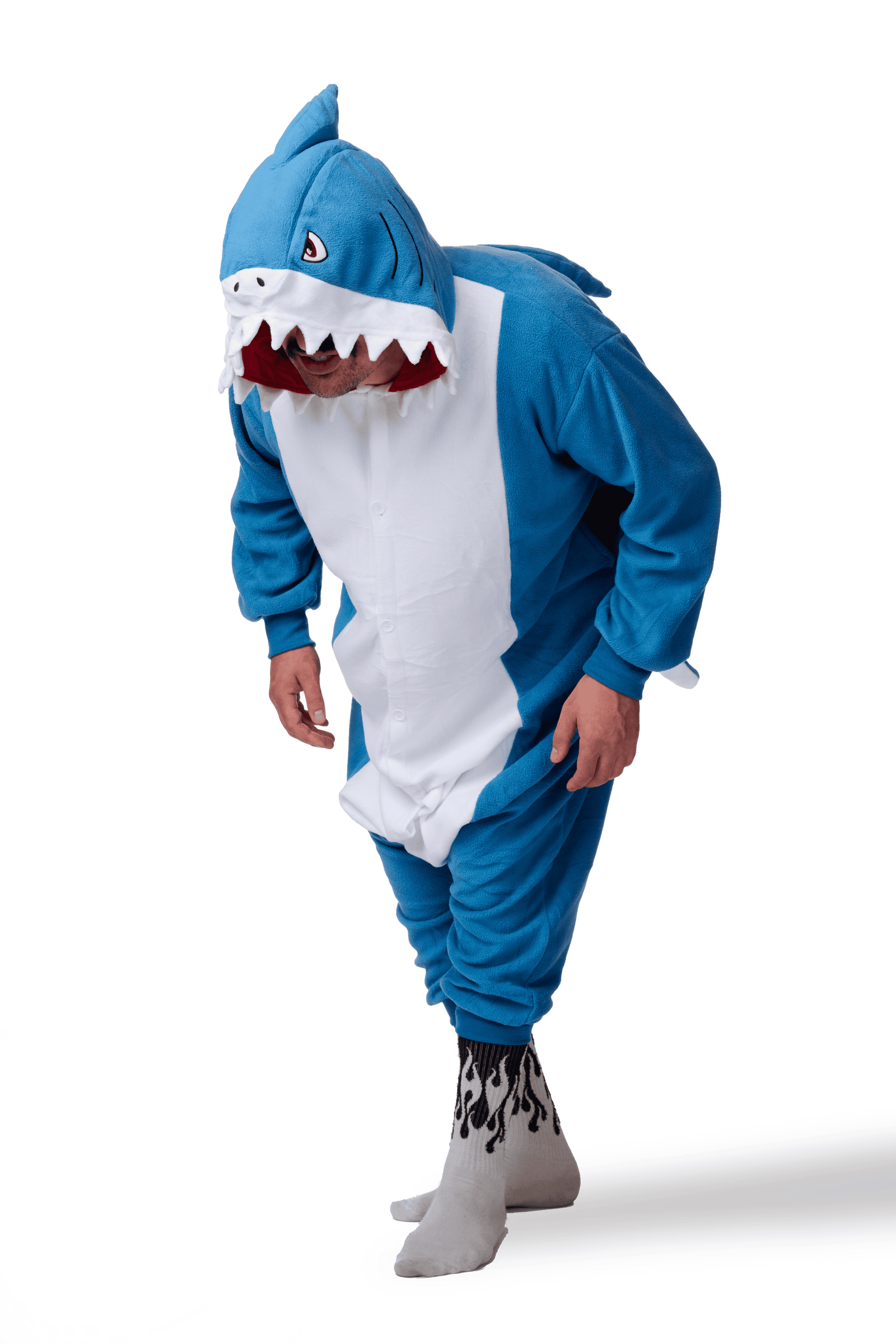 Great White Shark Kigurumi Adult Animal Onesie Costume Pajama By