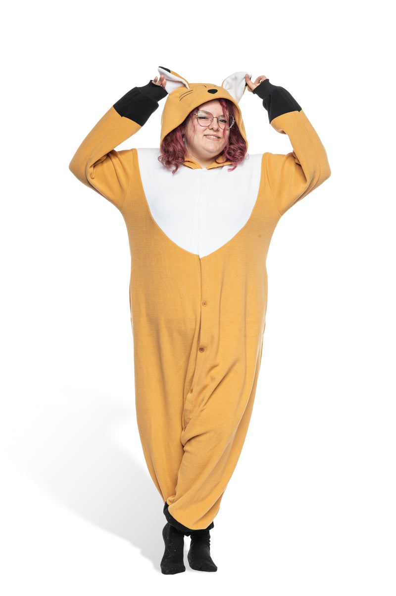 Japanese Red Fox By Panda Parade Animal Kigurumi Adult Onesie Costume Pajamas Main