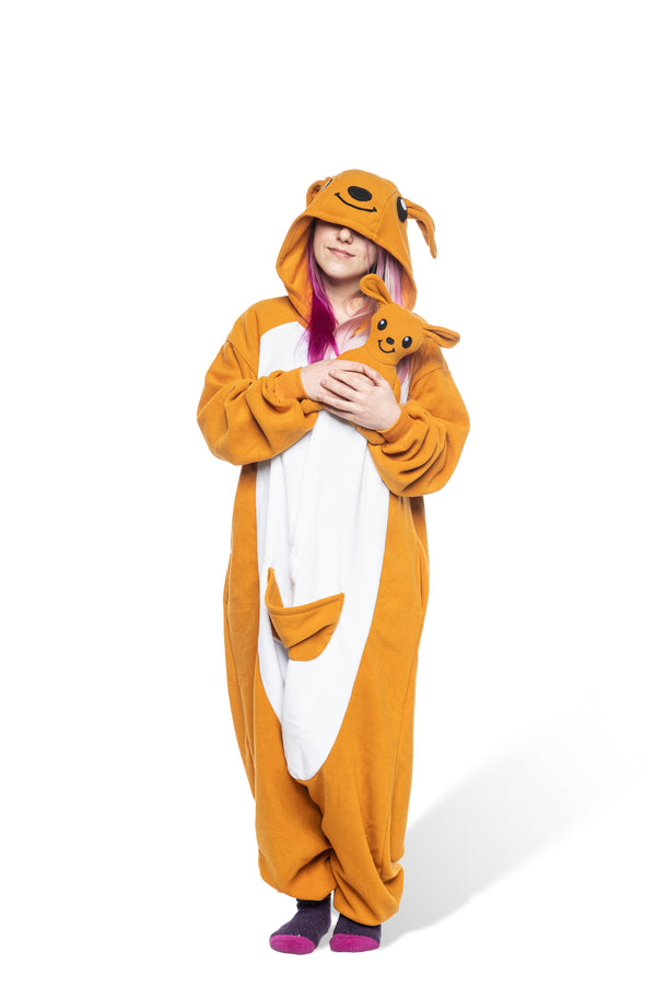 Kangaroo By Panda Parade Animal Kigurumi Adult Onesie Costume Pajamas Main
