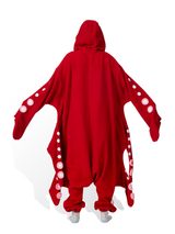 Octopus Animal Kigurumi Adult Onesie Costume Pajamas Back KIGU-KG-012
