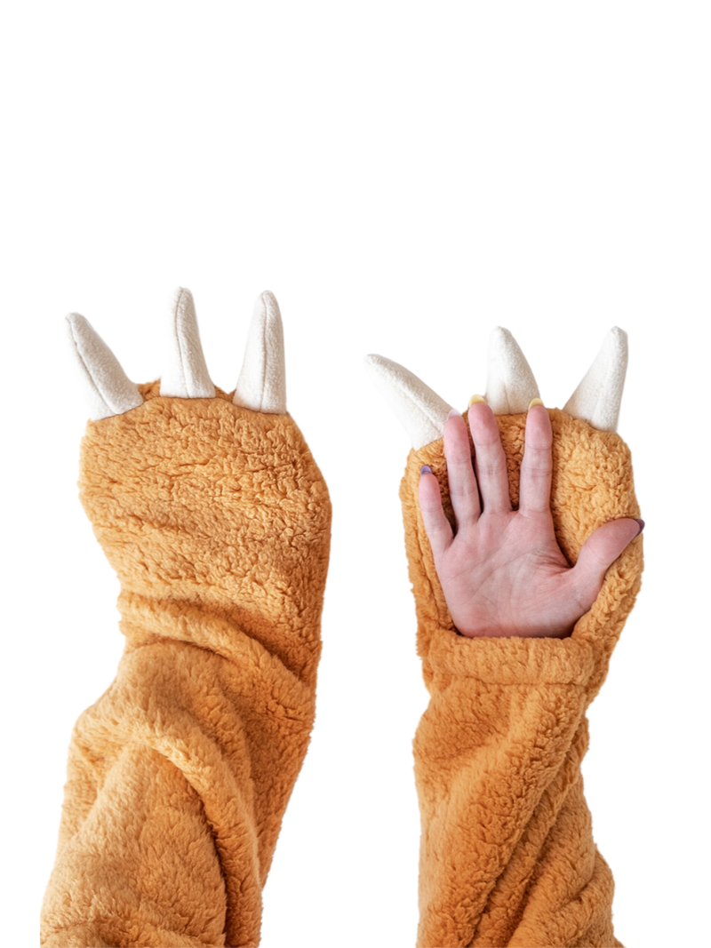 Sloth Animal Kigurumi Adult Onesie Costume Pajamas Glove KIGU-KG-035