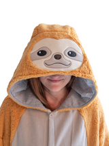 Sloth Animal Kigurumi Adult Onesie Costume Pajamas Hood KIGU-KG-035