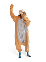 Sloth Animal Kigurumi Adult Onesie Costume Pajamas Main2 KIGU-KG-035