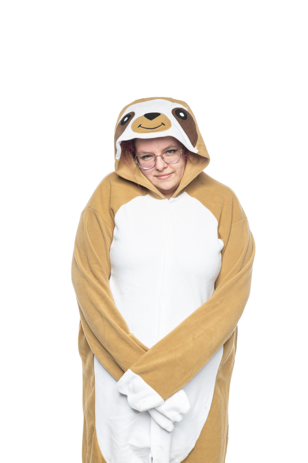 Sloth By Panda Parade Animal Kigurumi Adult Onesie Costume Pajamas Hood