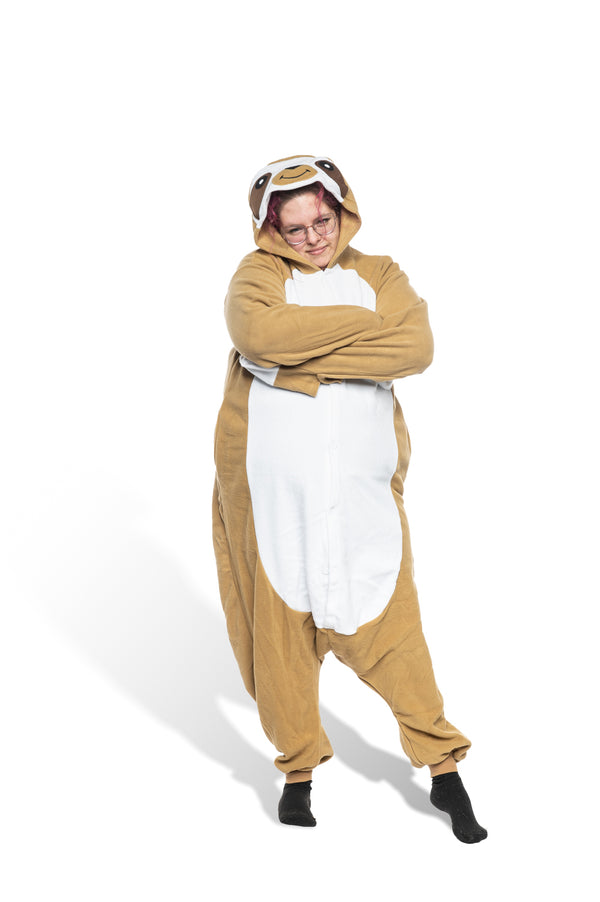 Sloth By Panda Parade Animal Kigurumi Adult Onesie Costume Pajamas Main