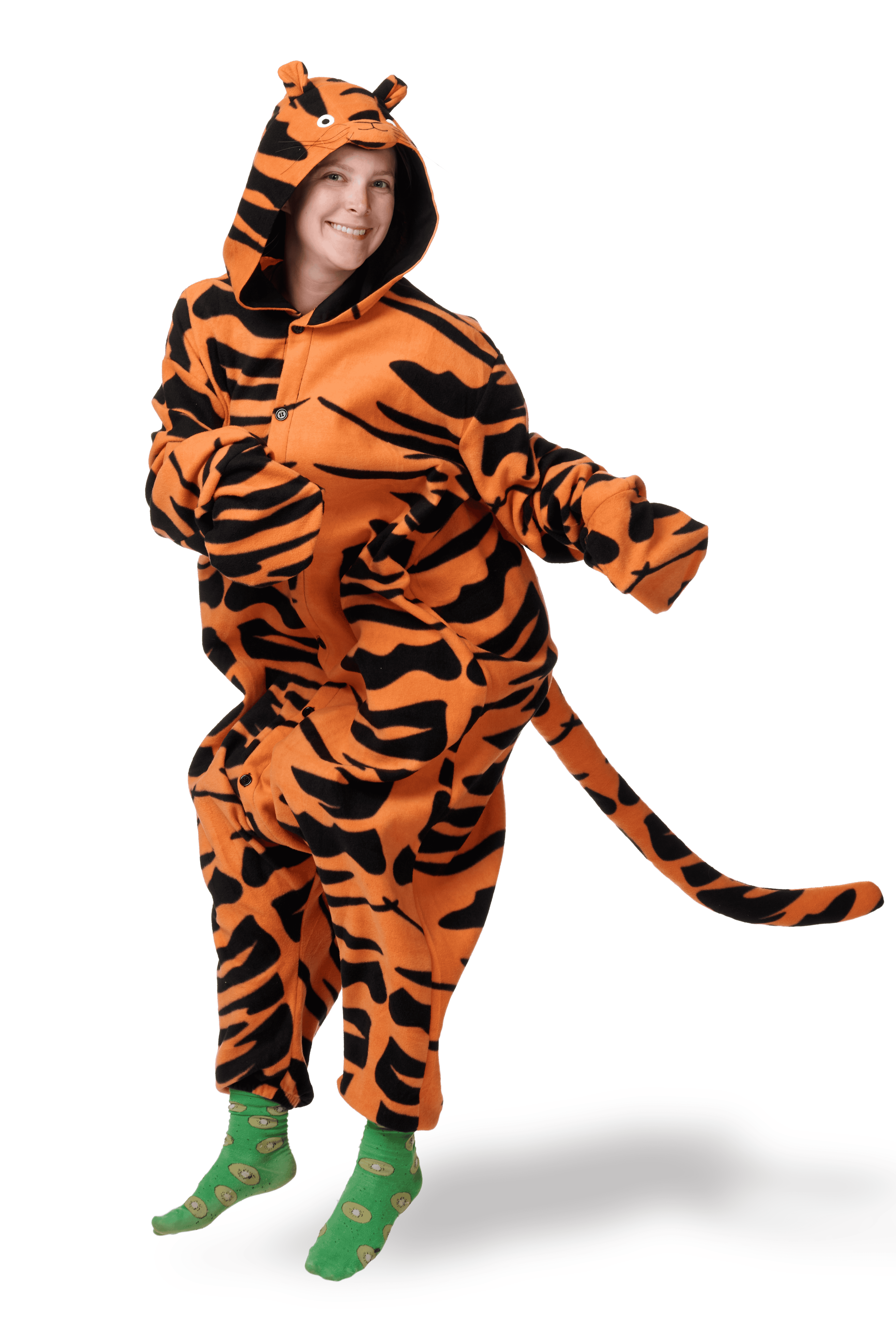 Tigger Kigurumi X-Tall Adult Animal Onesie Costume Pajama By