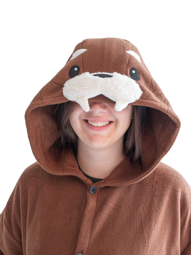 Walrus Kigurumi Adult Animal Onesie Costume Pajama By