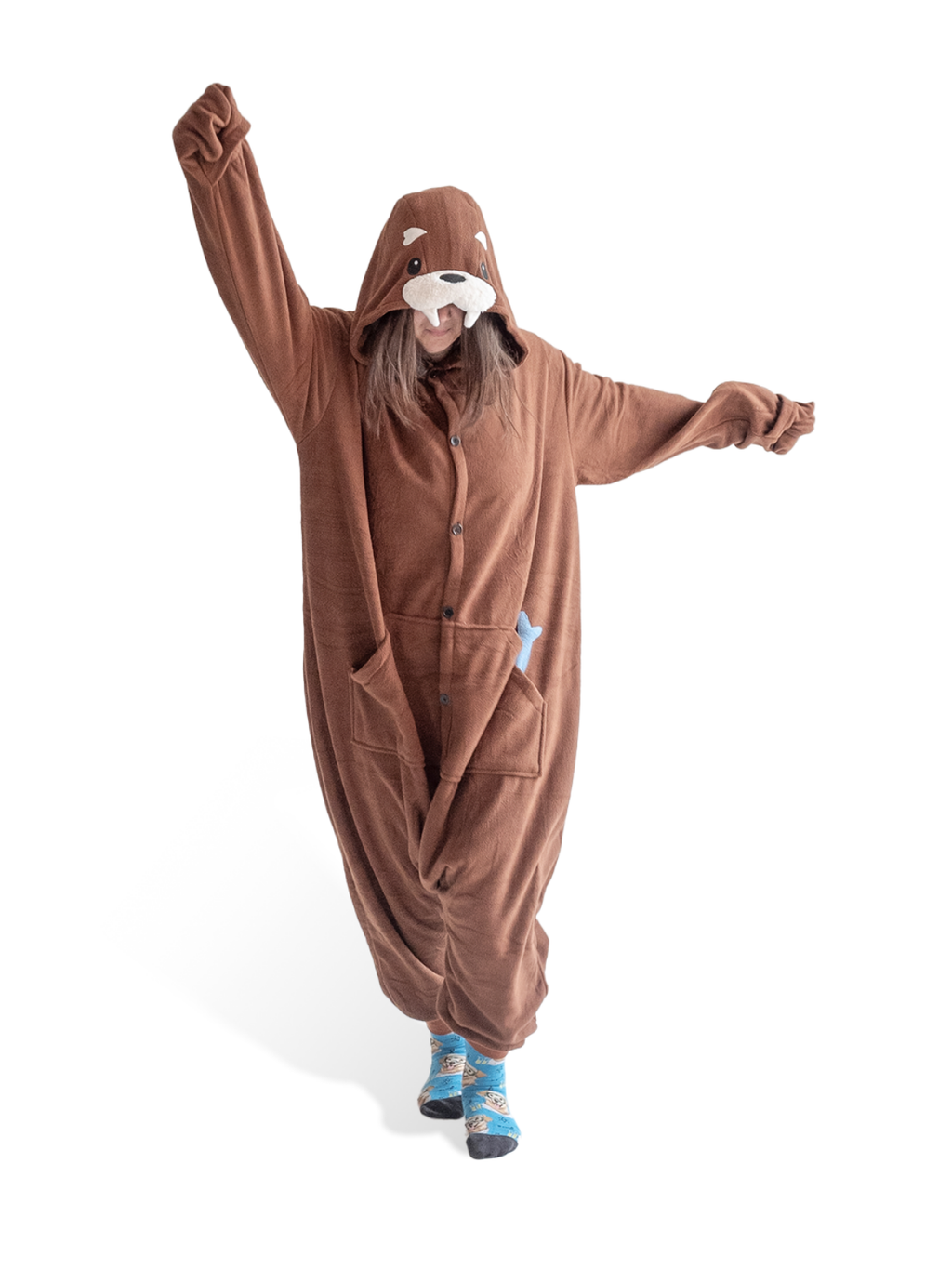 WalrusAnimalKigurumiAdultOnesi