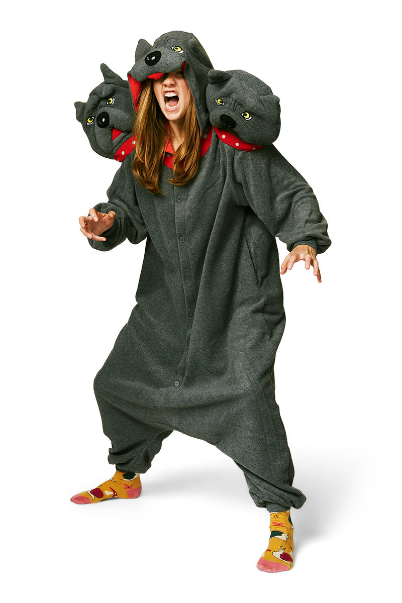 Cerberus Animal Kigurumi Adult Onesie Costume Pajamas Main