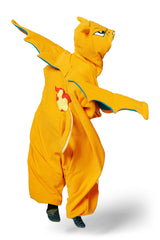 Charizard Character Pokemon Kigurumi Kids Onesie Costume Pajama Back