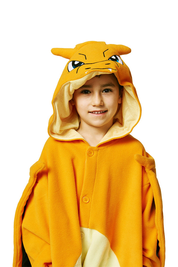 Charizard Character Pokemon Kigurumi Kids Onesie Costume Pajama Hood