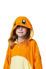 Charmander Character Pokemon Kigurumi Kids Onesie Costume Pajamas Hood