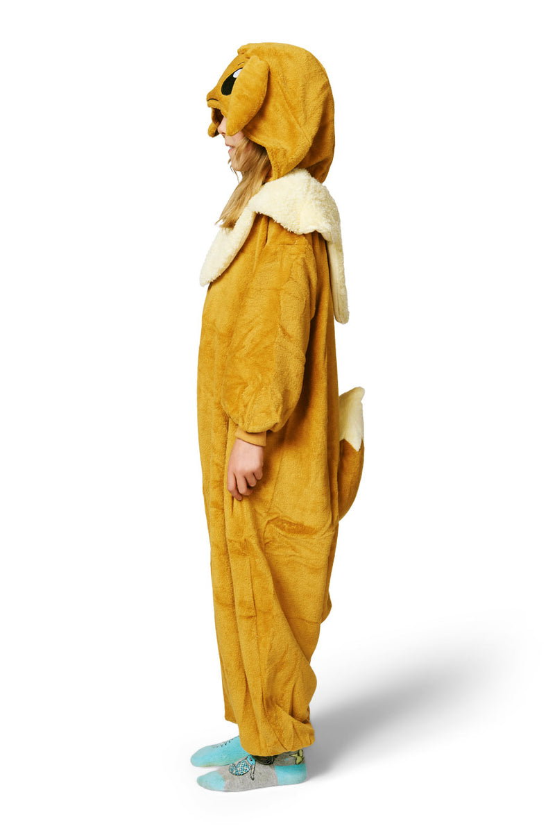 Eevee Character Pokemon Kigurumi Kids Onesie Costume Pajamas Side