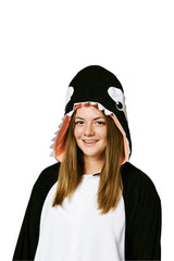Killer Whale Animal Kigurumi Adult Onesie Costume Pajamas Hood
