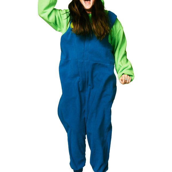 Super Mario Brothers Luigi Kigurumi Adult Character Onesie