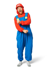 Super Mario Brothers Mario Kigurumi Adult Character Onesie Costume