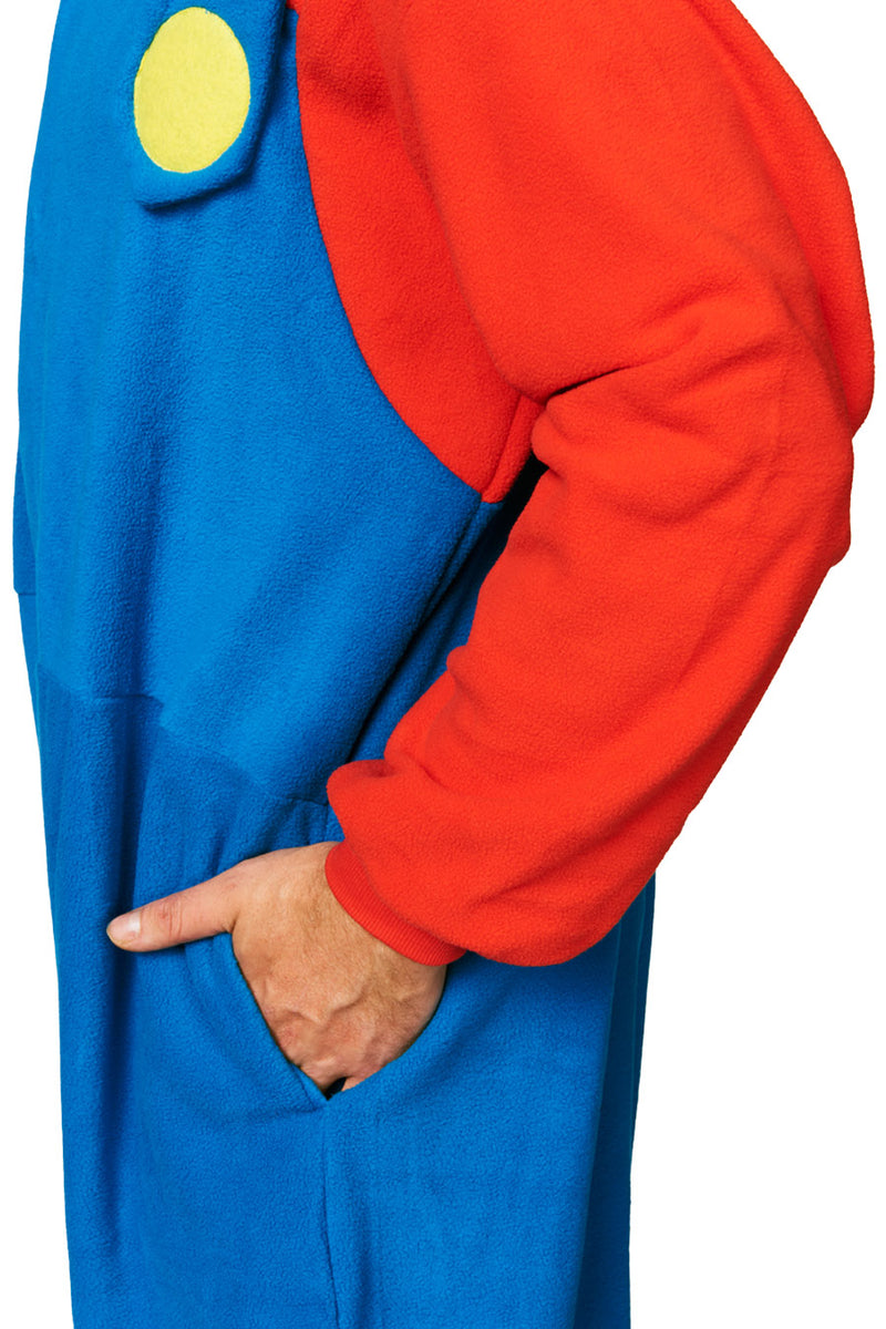 Super Mario Character Kigurumi Adult Onesie Costume Pajama Pocket