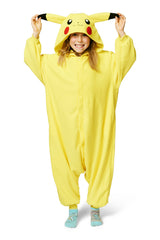 Pikachu Character Pokemon Kigurumi Kids Onesie Costume Pajamas Main 2