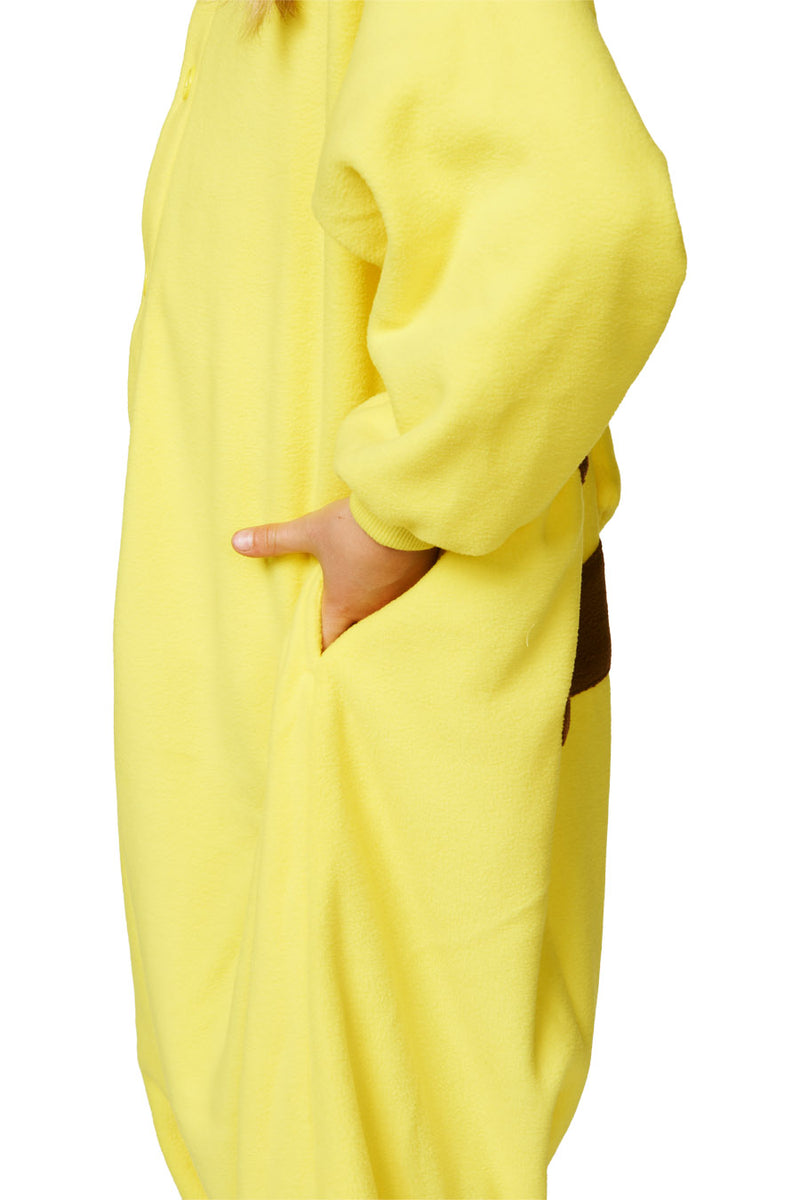 Pikachu Character Pokemon Kigurumi Kids Onesie Costume Pajamas Pocket