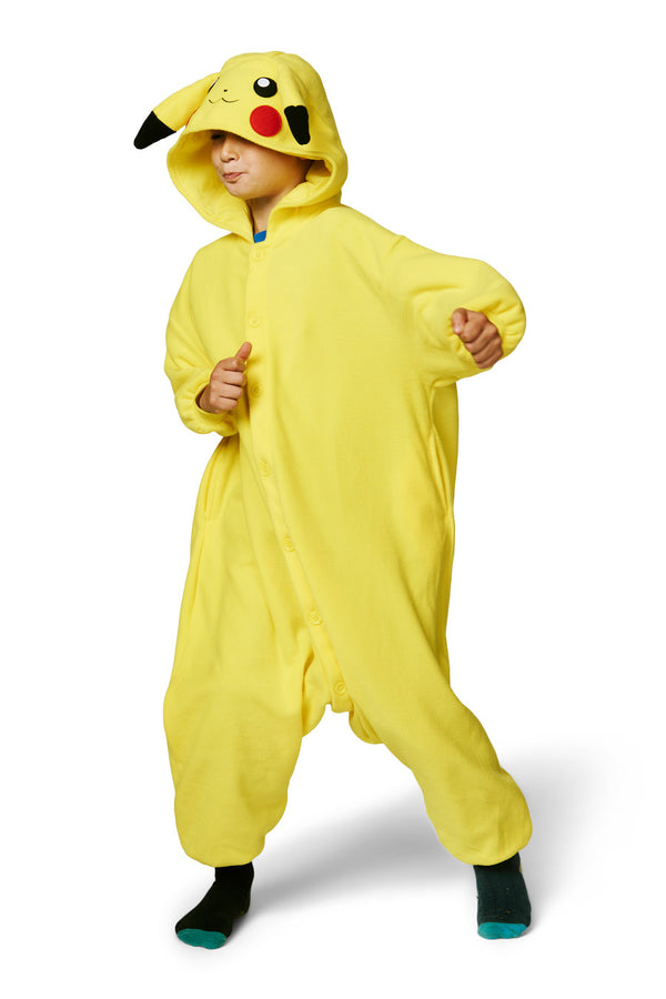 Pikachu Character Pokemon Kigurumi Kids Onesie Costume Pajamas Main