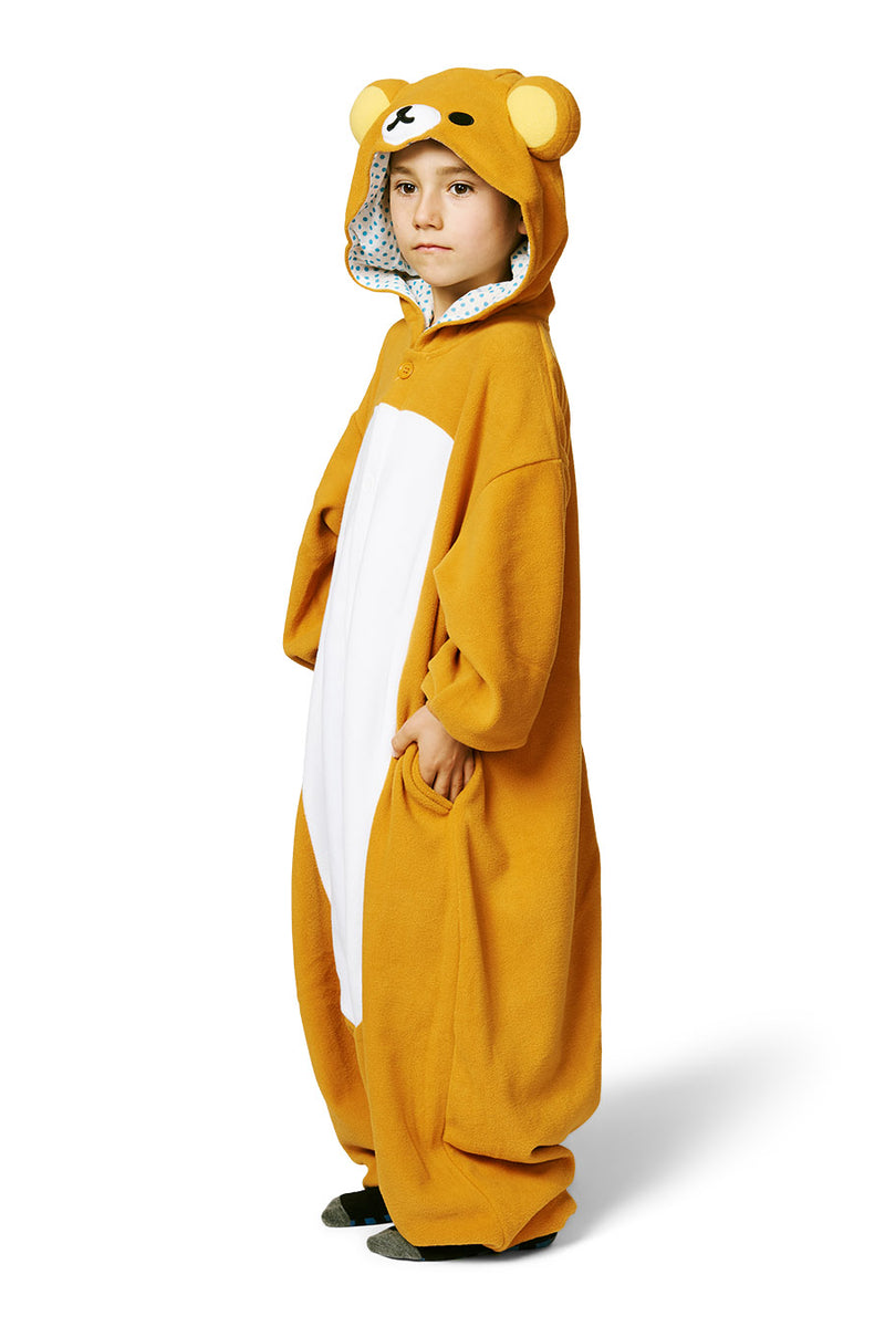  Rilakkuma Character Kigurumi Kids Onesie Costume Pajamas Side