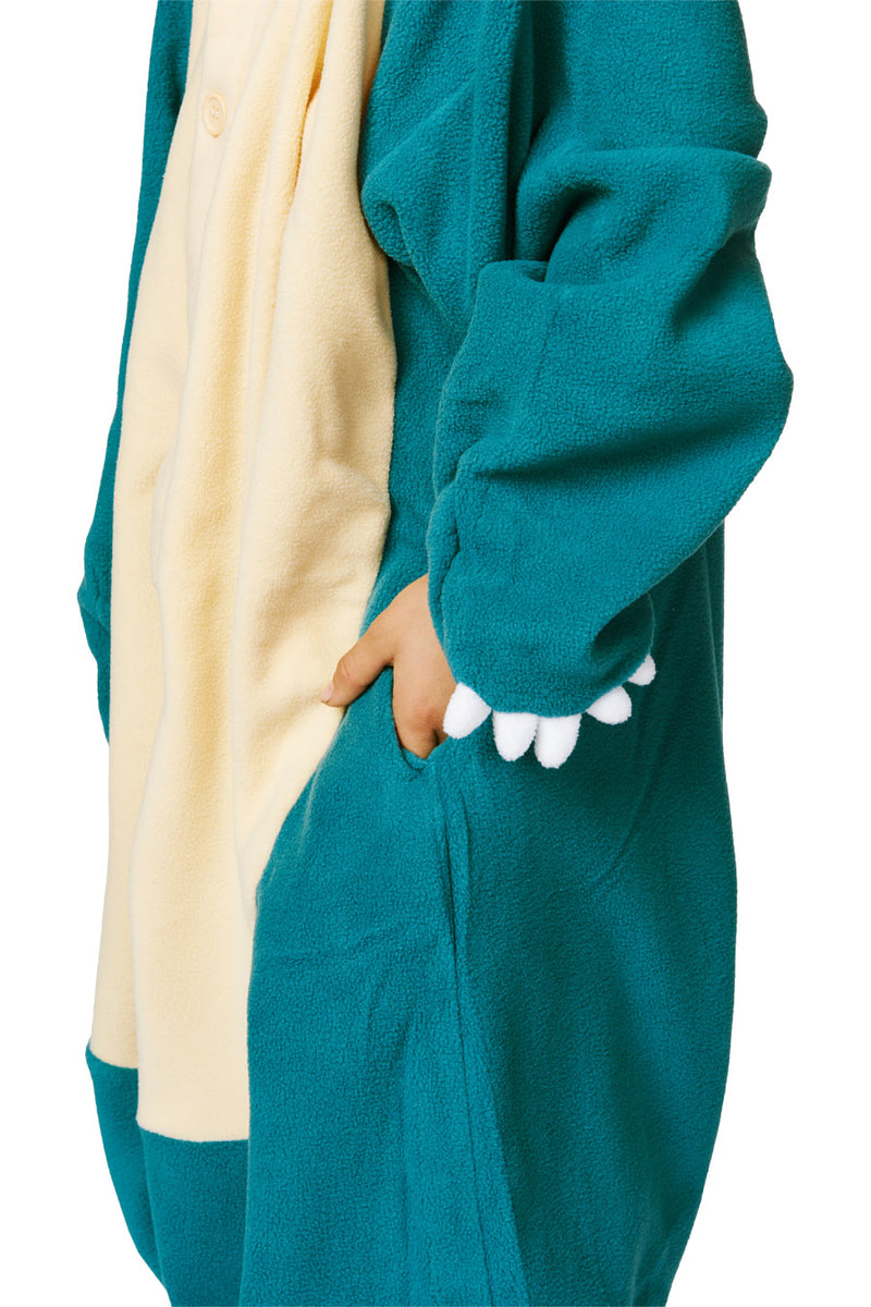 Snorlax Character Pokemon Kigurumi Kids Onesie Costume Pajamas Details