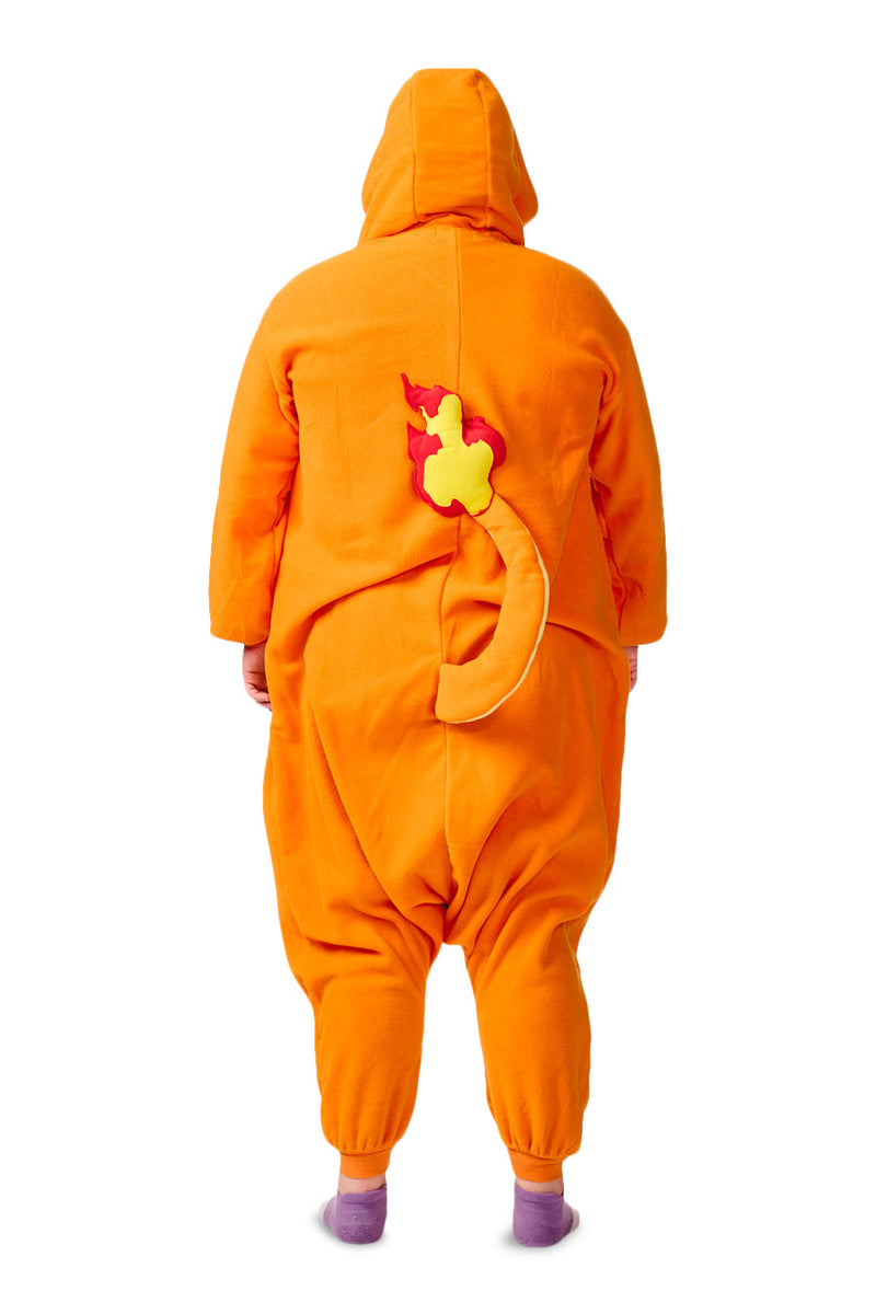 Charmander Pokemon Character Kigurumi Adult Onesie Costume Pajamas Back