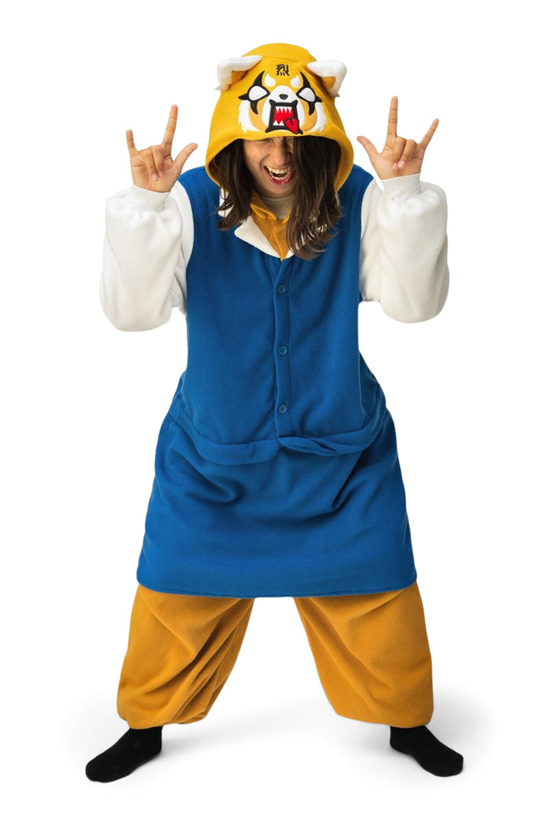 Aggretsuko Character Kigurumi Adult Onesie Costume Pajamas Main