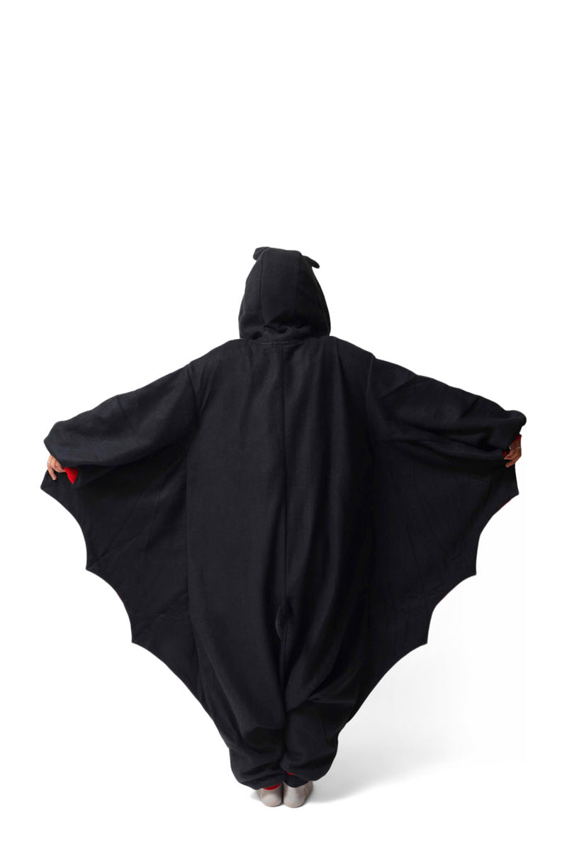 Bat Animal Kigurumi Adult Onesie Costume Pajamas Back