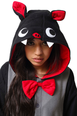 Bat Animal Kigurumi Adult Onesie Costume Pajamas Hood