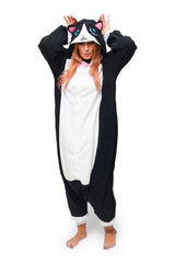 Black Cat Animal Kigurumi Adult Onesie Costume Pajamas Main