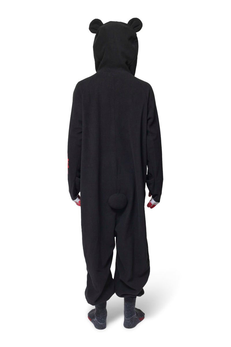 Black Gloomy Bear Character Kigurumi Adult Onesie Costume Pajamas Back