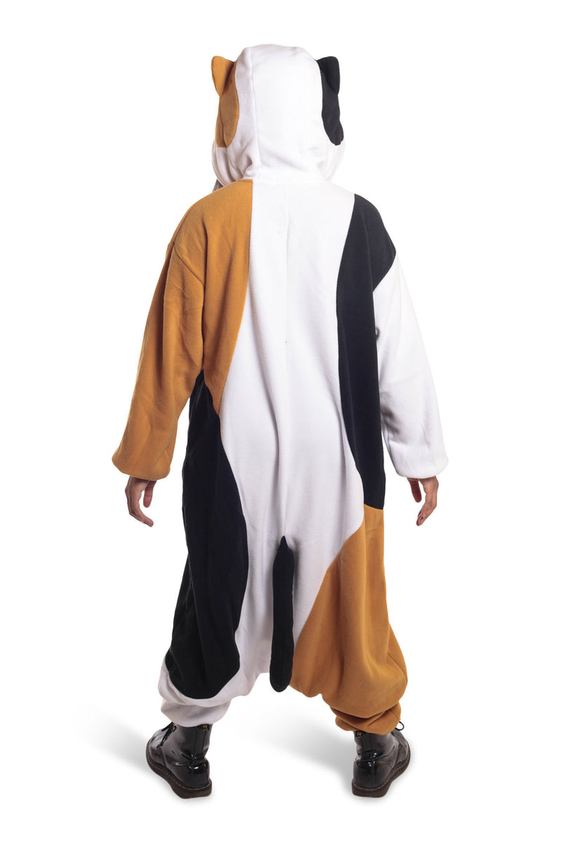 Calico Cat Animal Kigurumi Adult Onesie Costume Pajamas Back