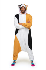 Calico Cat X-Tall Animal Kigurumi Adult Onesie Costume Pajamas Main 3