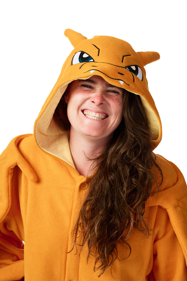 Charizard Character Pokemon Kigurumi Adult Onesie Costume Pajamas Hood