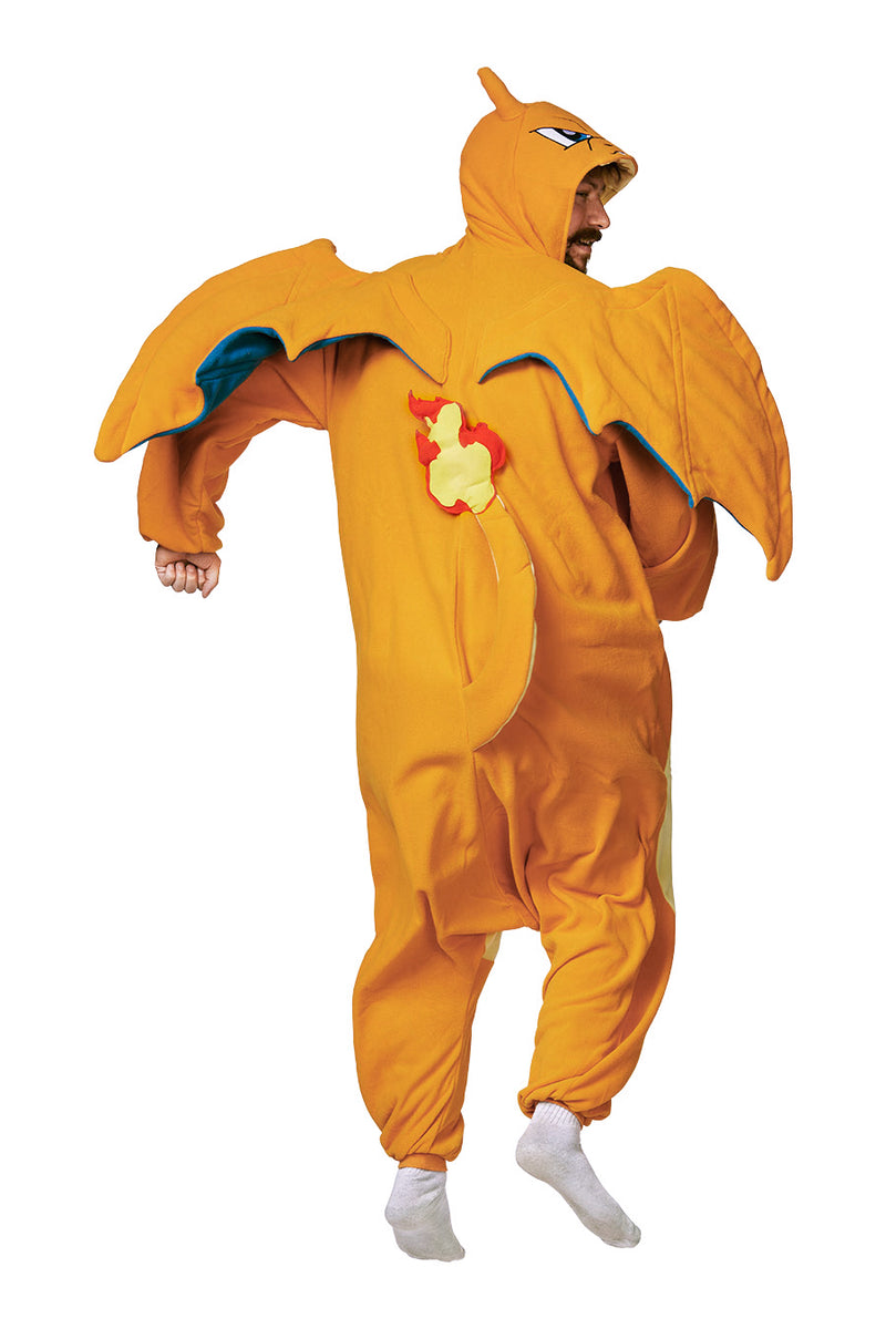 Charizard X-Tall Character Pokemon Kigurumi Adult Onesie Costume Pajamas Back