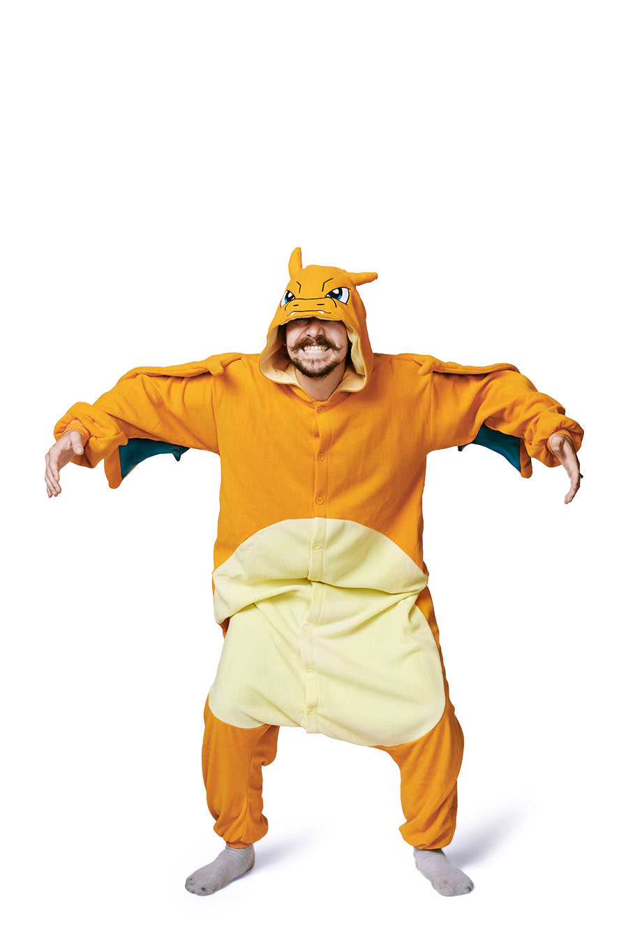 SAZAC Pokémon Charizard Polaire Déguisement Pyjama Kigurumi Unisexe  Lizardoon