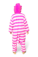 Cheshire Cat Character Kigurumi Adult Onesie Costume Pajamas Back